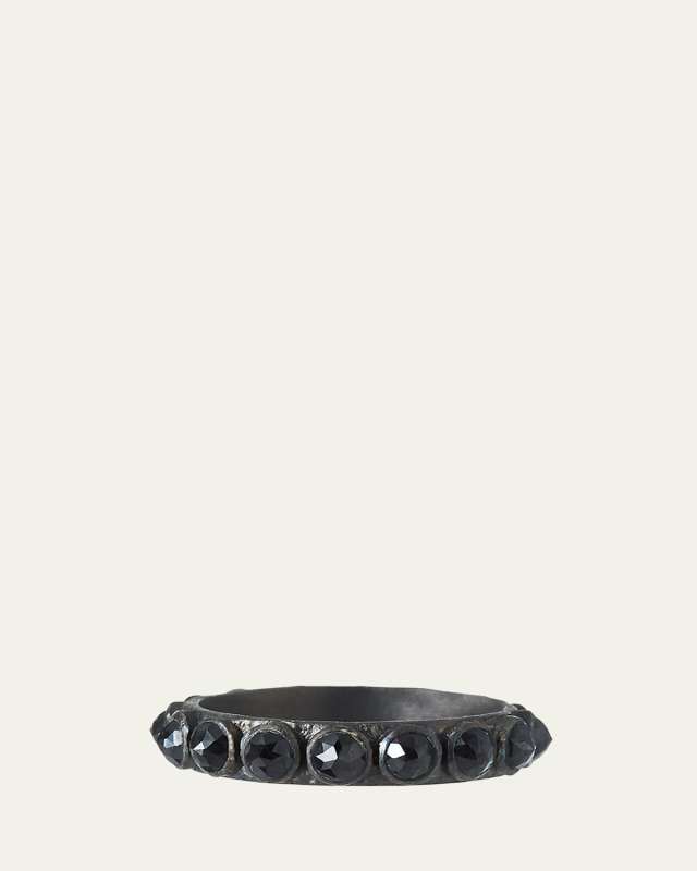 New World Black Stacking Ring